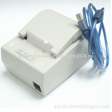 USB and RS232 interface 58mm receipt thermal printer, 50km feeding thermal head, 12-month warranty